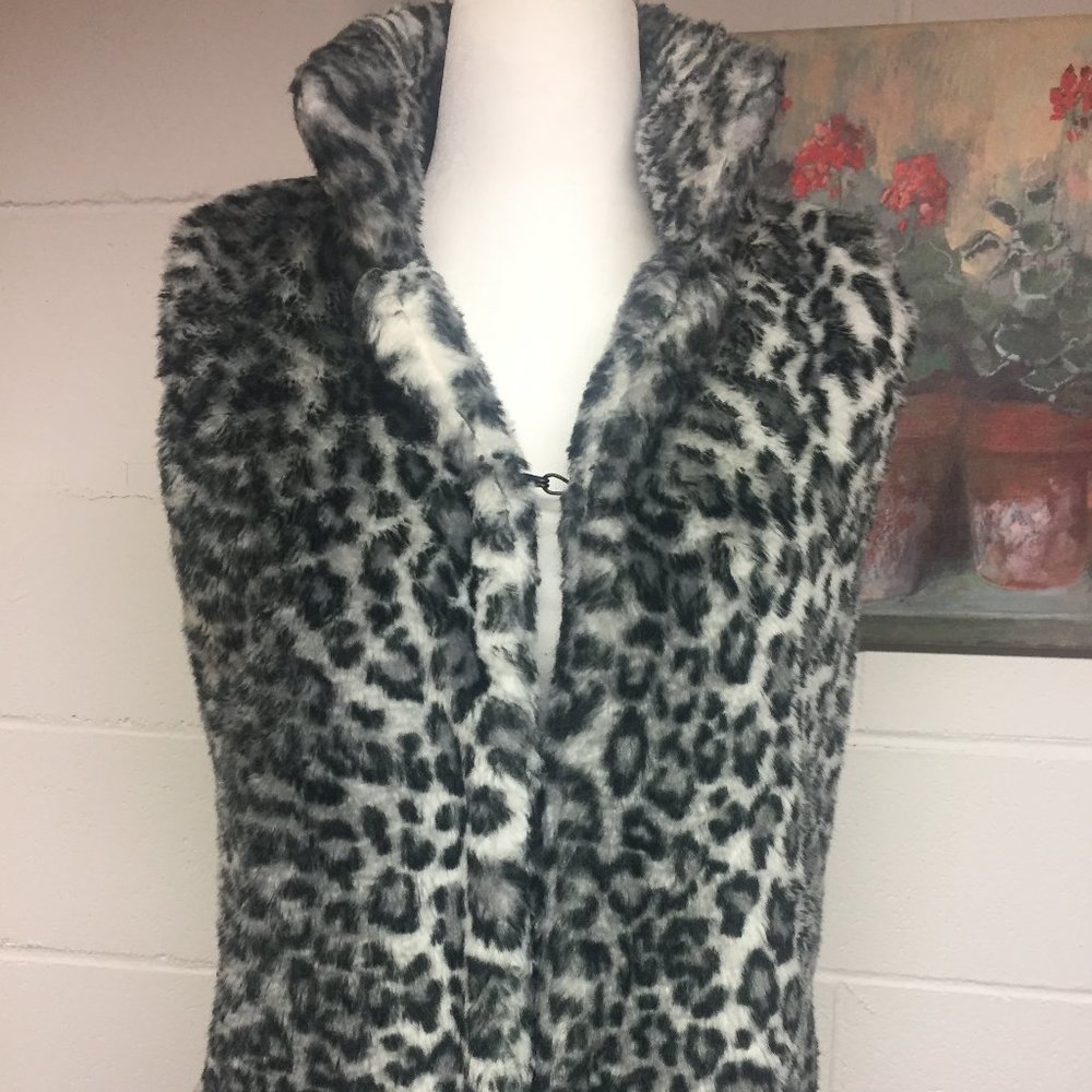 Seductions Faux Fur Vest Women, medium